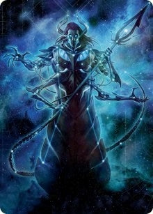 Heliod, the Warped Eclipse Art Card (60) (Art Series: March of the Machine)