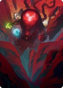Omnath, Locus of All Art Card (62/81) (62) (Art Series: March of the Machine)