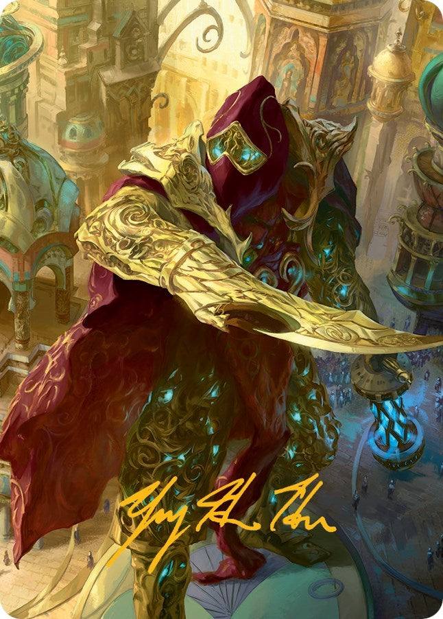 Baral, Chief of Compliance Art Card (Gold-Stamped Signature) (68) (Art Series: March of the Machine)