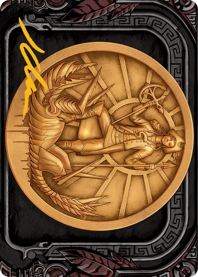Captain Lannery Storm Art Card (Gold-Stamped Signature) (73) (Art Series: March of the Machine)