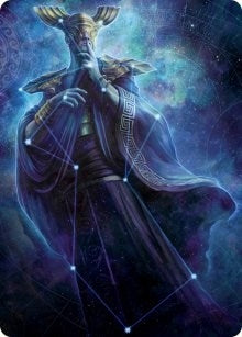 Atris, Oracle of Half-Truths Art Card (78) (Art Series: March of the Machine)