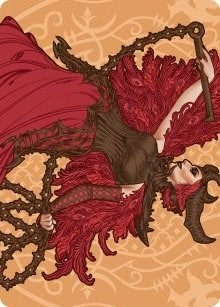 Judith, the Scourge Diva Art Card (80) (Art Series: March of the Machine)