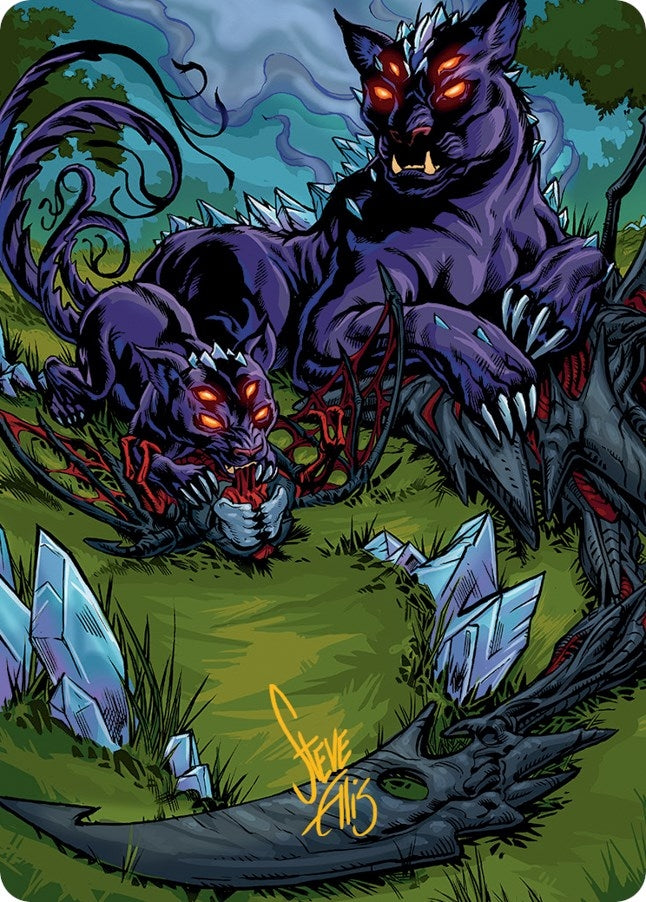 Lurrus of the Dream-Den Art Card (Gold-Stamped Signature) (81) (Art Series: March of the Machine)