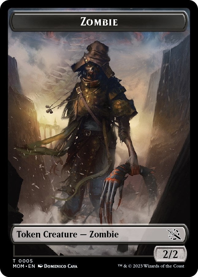 Image for Zombie Token (5) - Magic: The Gathering