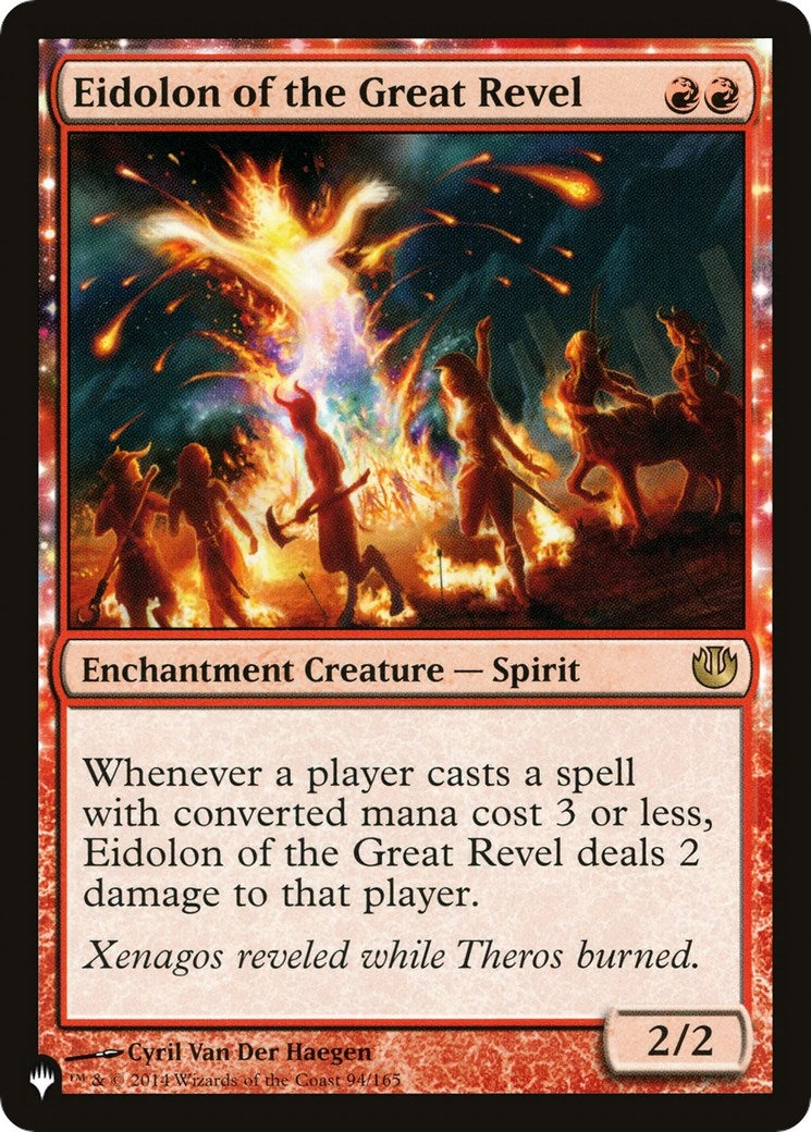 Image for Eidolon of the Great Revel (94/165) (The List Reprints) - Magic: The Gathering