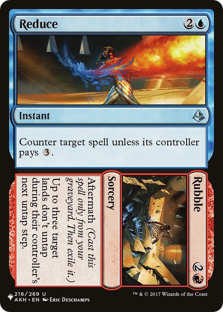 Image for Reduce // Rubble (216/269) (The List Reprints) - Magic: The Gathering