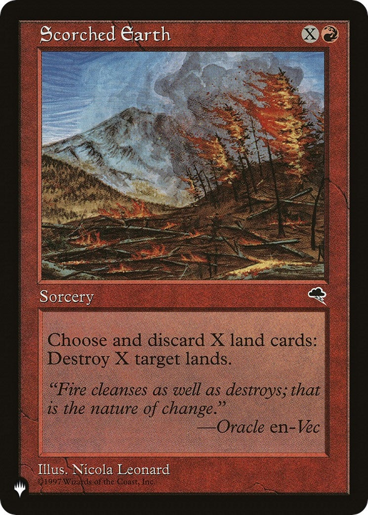 Scorched Earth (The List Reprints)