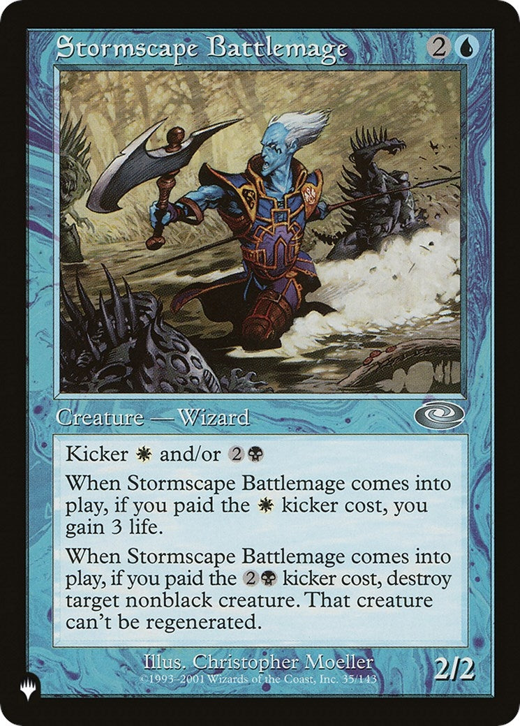 Image for Stormscape Battlemage (35/143) (The List Reprints) - Magic: The Gathering