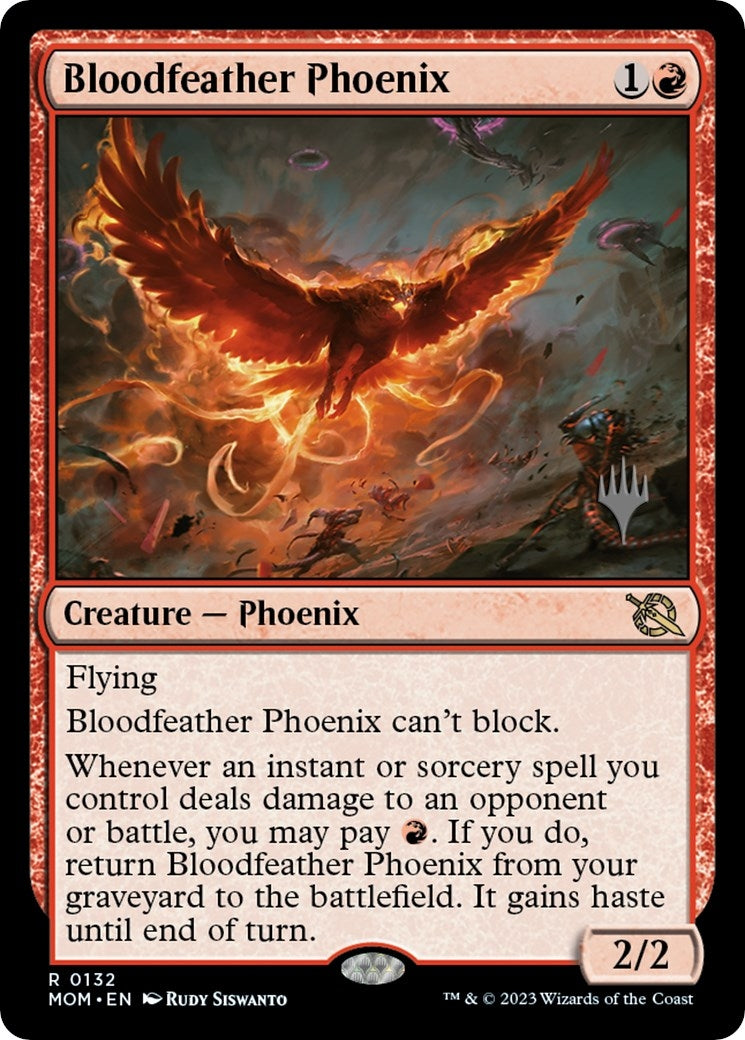 Bloodfeather Phoenix (132) (Promo Pack: March of the Machine)