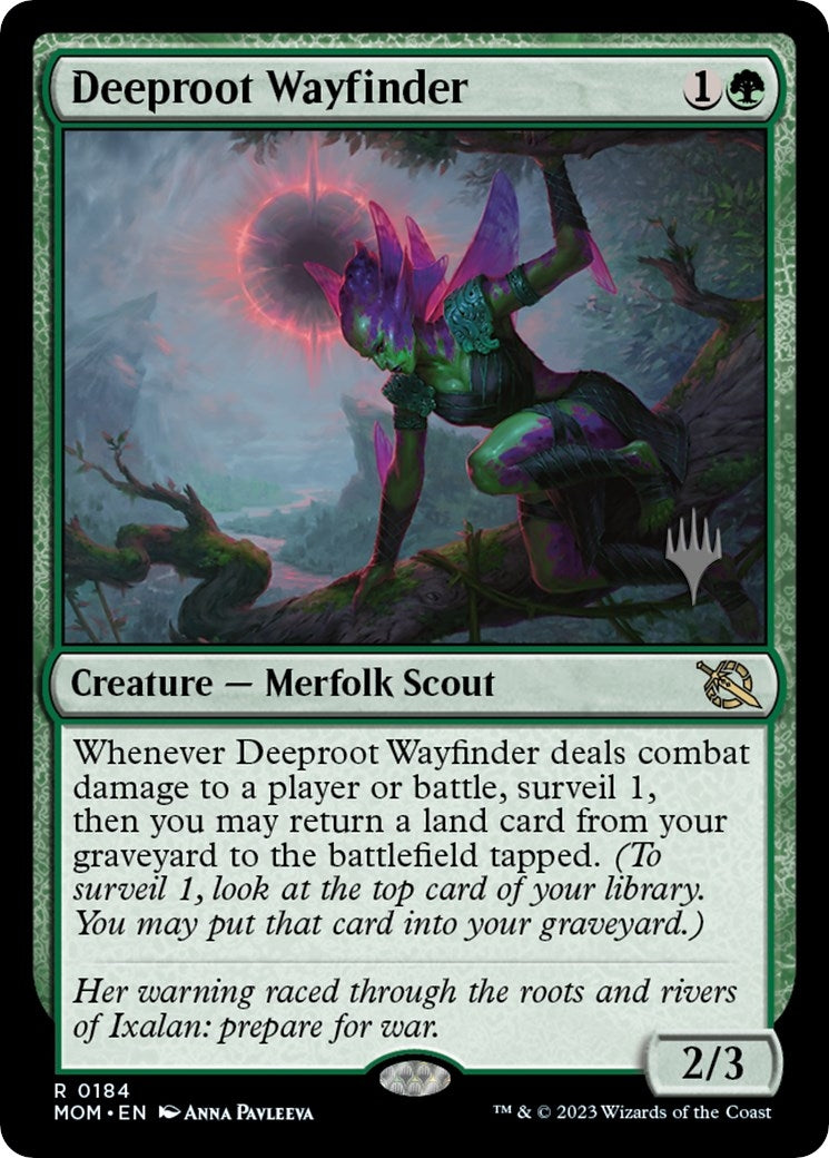 Deeproot Wayfinder (184) (Promo Pack: March of the Machine)