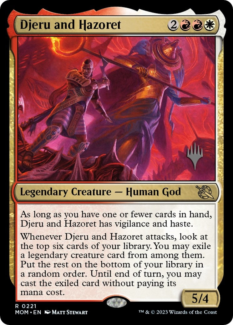 Djeru and Hazoret (221) (Promo Pack: March of the Machine)