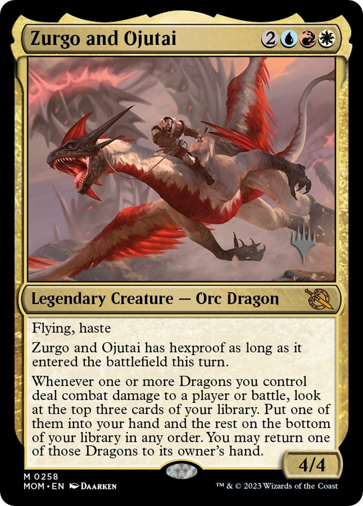 Zurgo and Ojutai (258) (Promo Pack: March of the Machine)