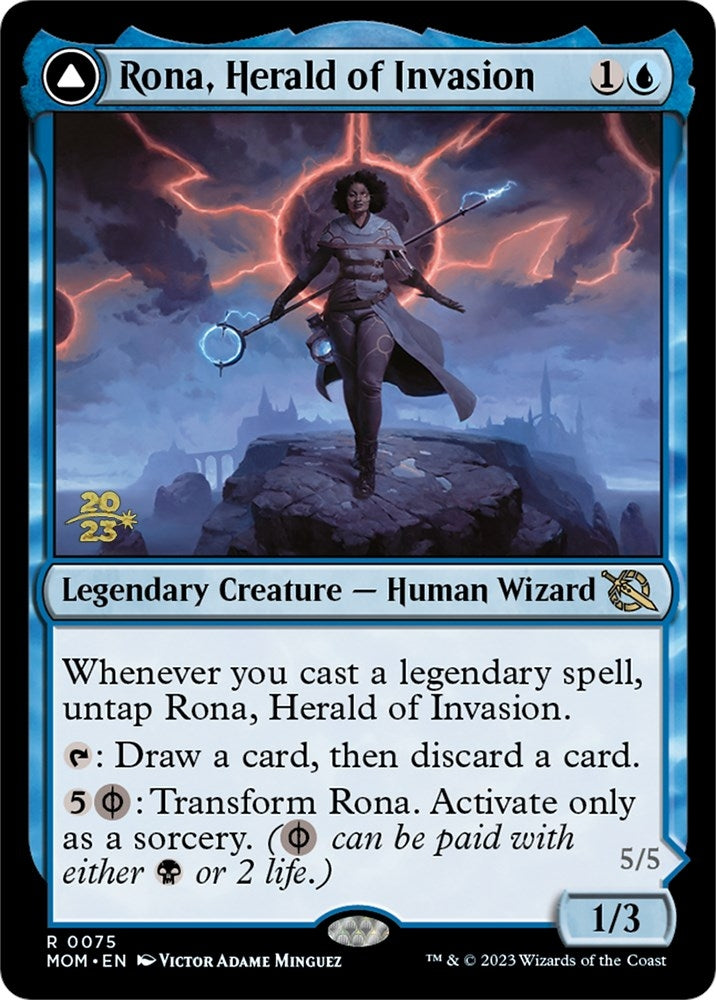 Rona, Herald of Invasion (75) (Prerelease Cards)