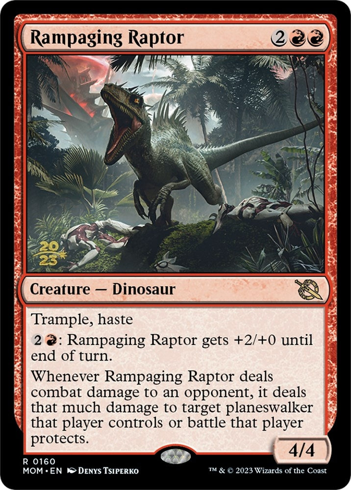 Rampaging Raptor (160) (Prerelease Cards)