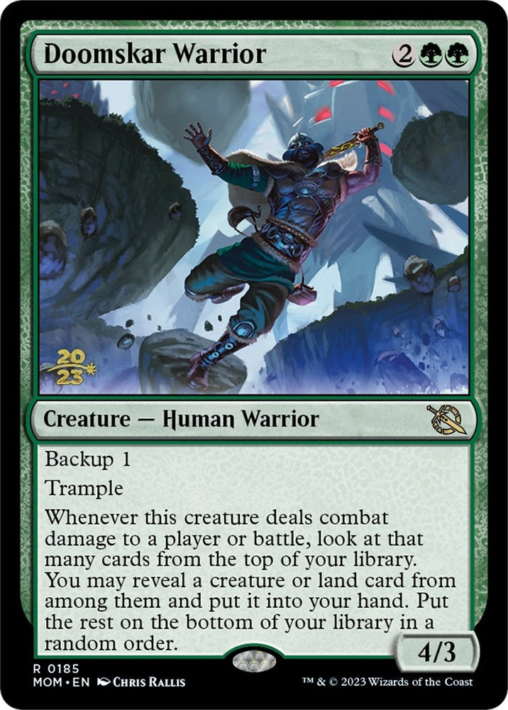 Doomskar Warrior (185) (Prerelease Cards)