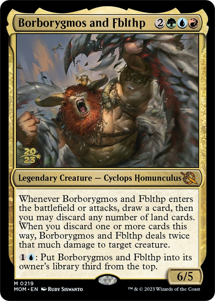 Borborygmos and Fblthp (219) (Prerelease Cards)