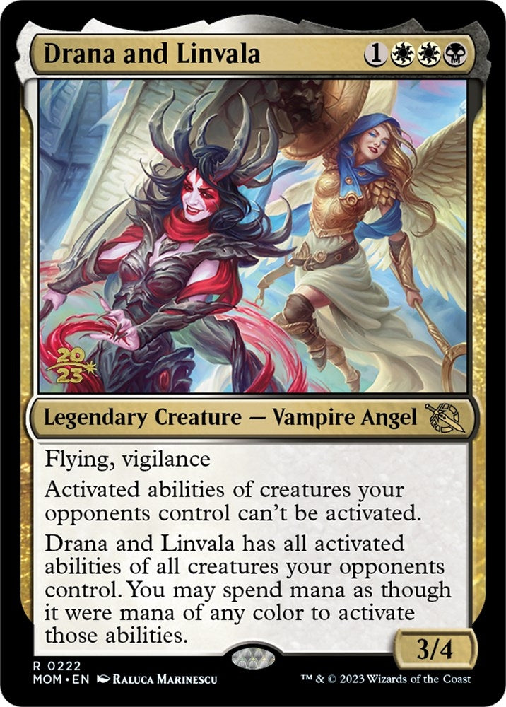 Drana and Linvala (222) (Prerelease Cards)
