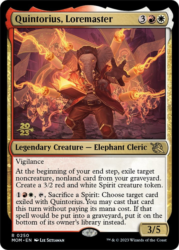 Quintorius, Loremaster (250) (Prerelease Cards)