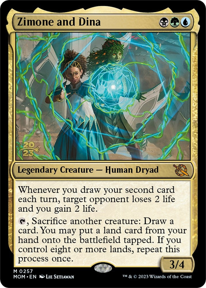 Zimone and Dina (257) (Prerelease Cards)