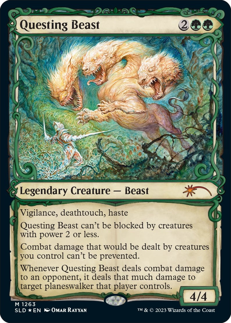 Questing Beast (Halo Foil) (1263) (Secret Lair Drop Series)