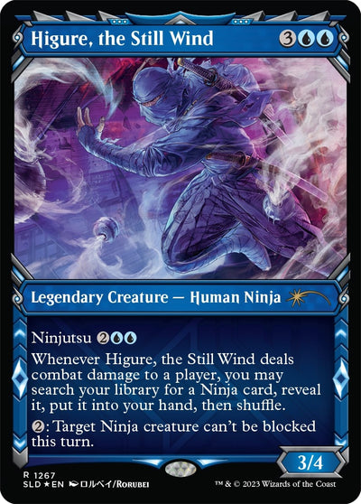 Higure, the Still Wind (Halo Foil) (1267) (Secret Lair Drop Series)
