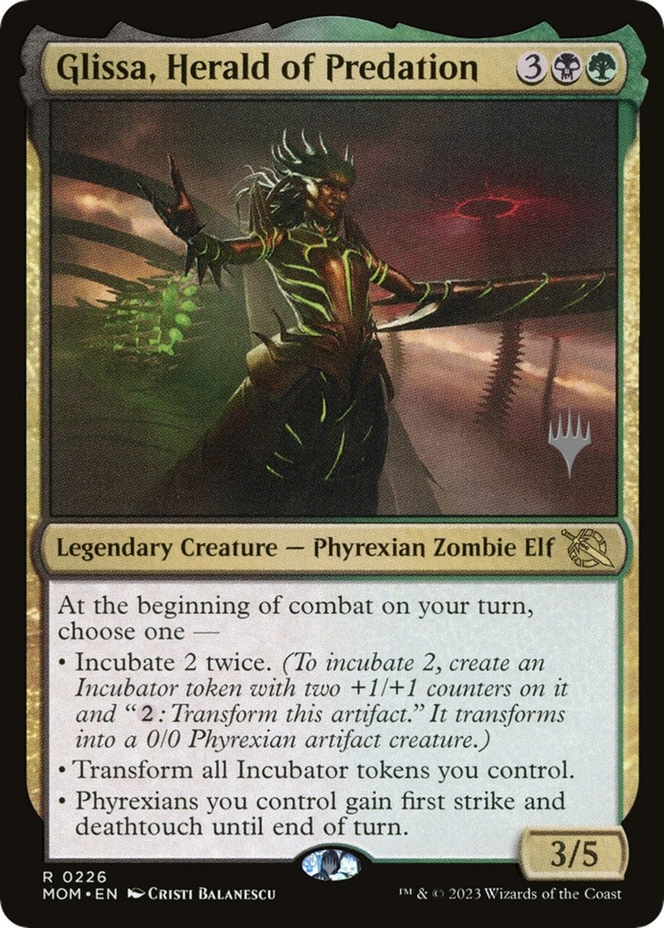 Glissa, Herald of Predation (226) (Promo Pack: March of the Machine)