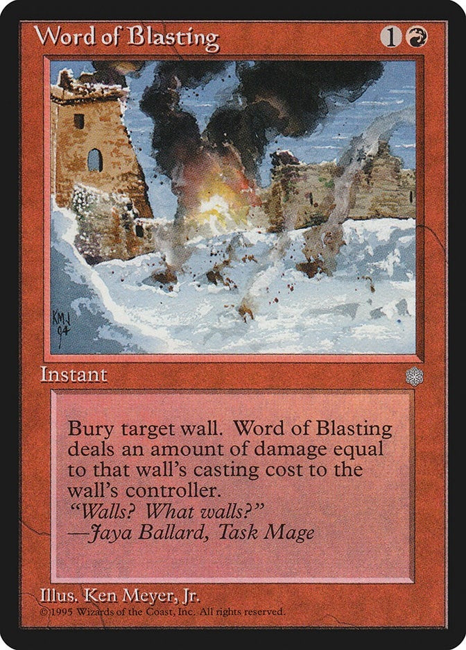 Word of Blasting (Ice Age)