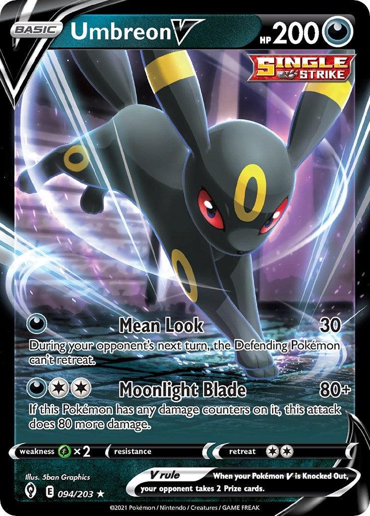 Image for Umbreon V - 094/203 (Non-Holo) (094/203) (Deck Exclusives) - Pokemon