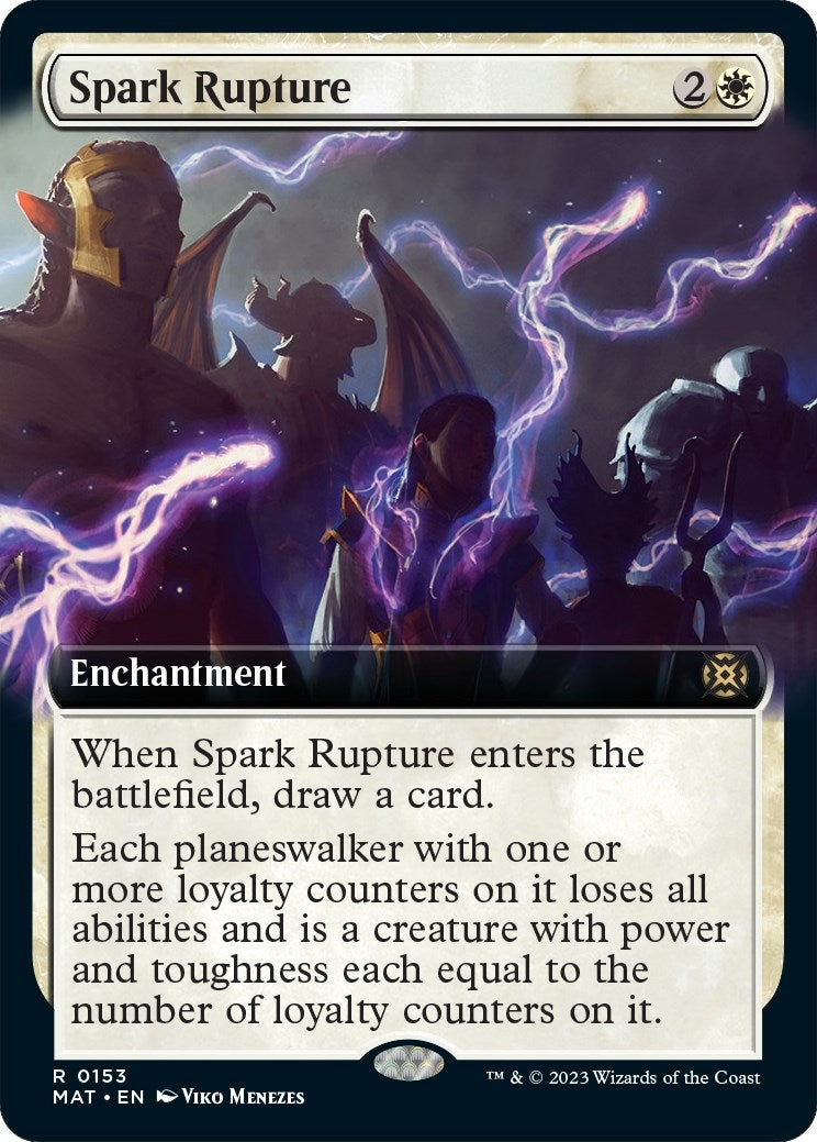 Spark Rupture (Extended Art) (153) (March of the Machine: The Aftermath)