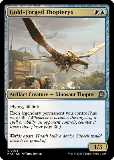 Gold-Forged Thopteryx (31) (March of the Machine: The Aftermath)