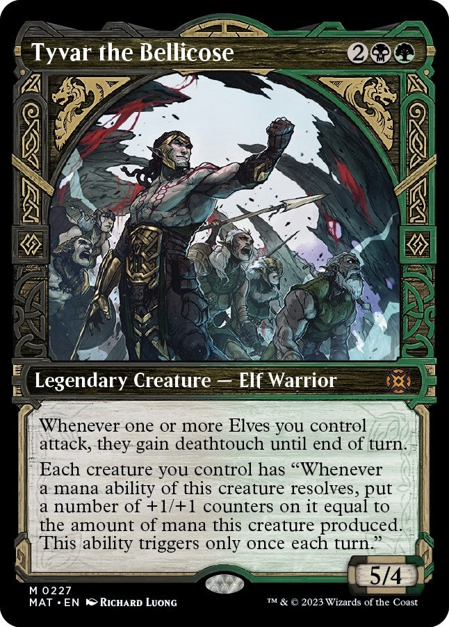 Tyvar the Bellicose (Halo Foil) (227) (March of the Machine: The Aftermath)