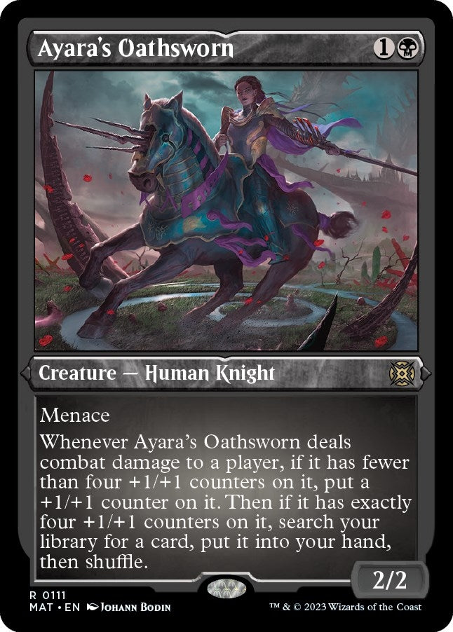 Ayara's Oathsworn (Foil Etched) (111) (March of the Machine: The Aftermath)