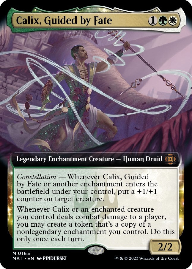 Calix, Guided by Fate (Extended Art) (165) (March of the Machine: The Aftermath)