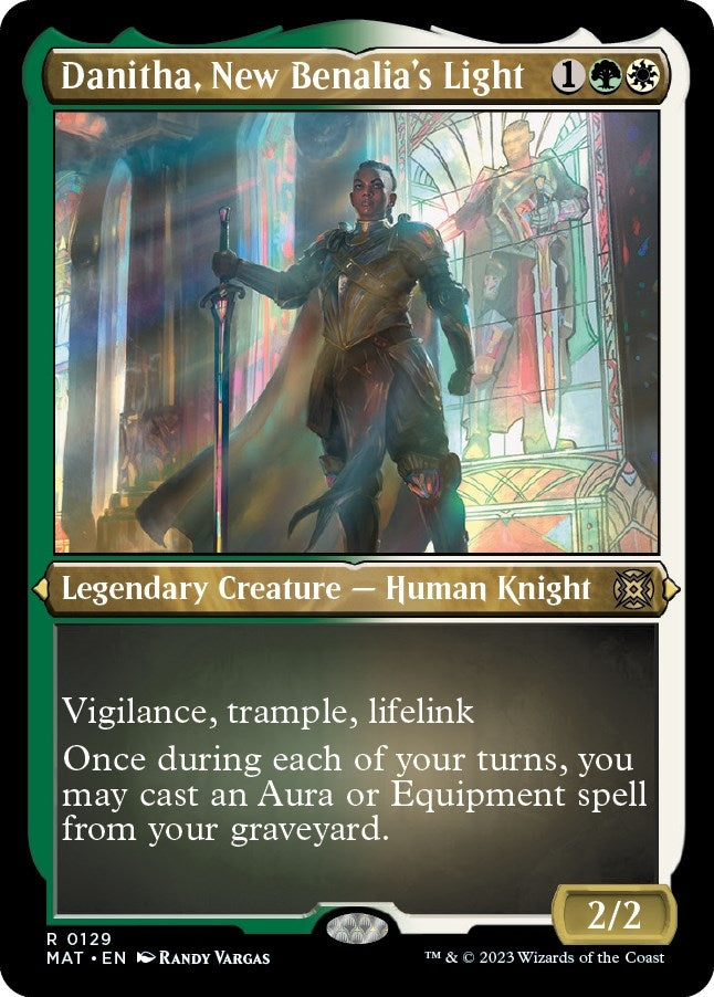 Danitha, New Benalia's Light (Foil Etched) (129) (March of the Machine: The Aftermath)