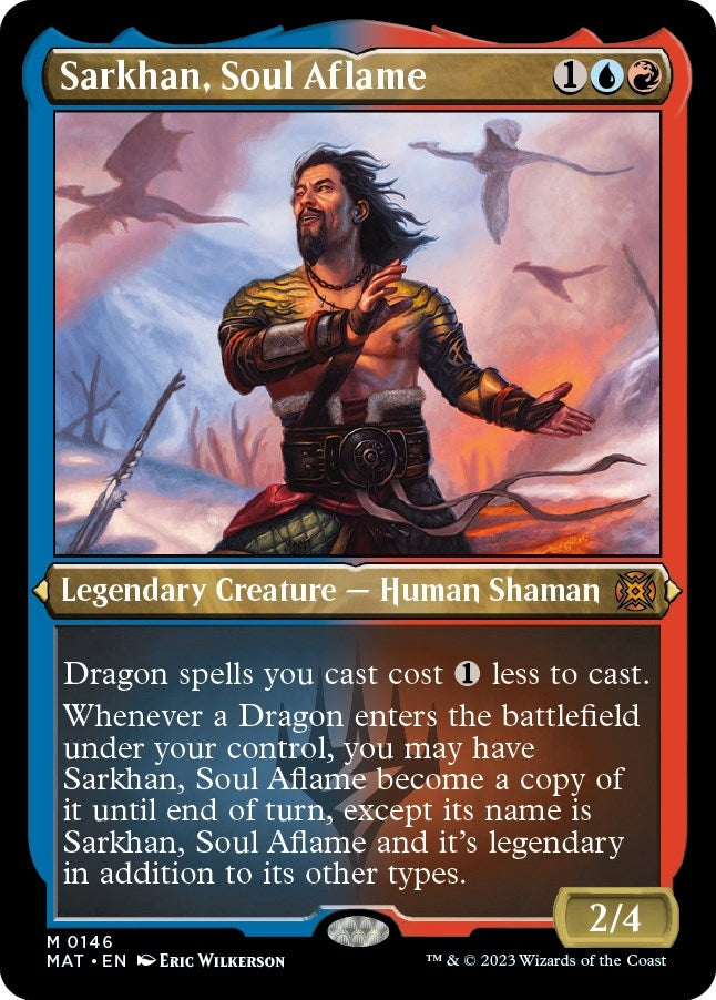 Sarkhan, Soul Aflame (Foil Etched) (146) (March of the Machine: The Aftermath)