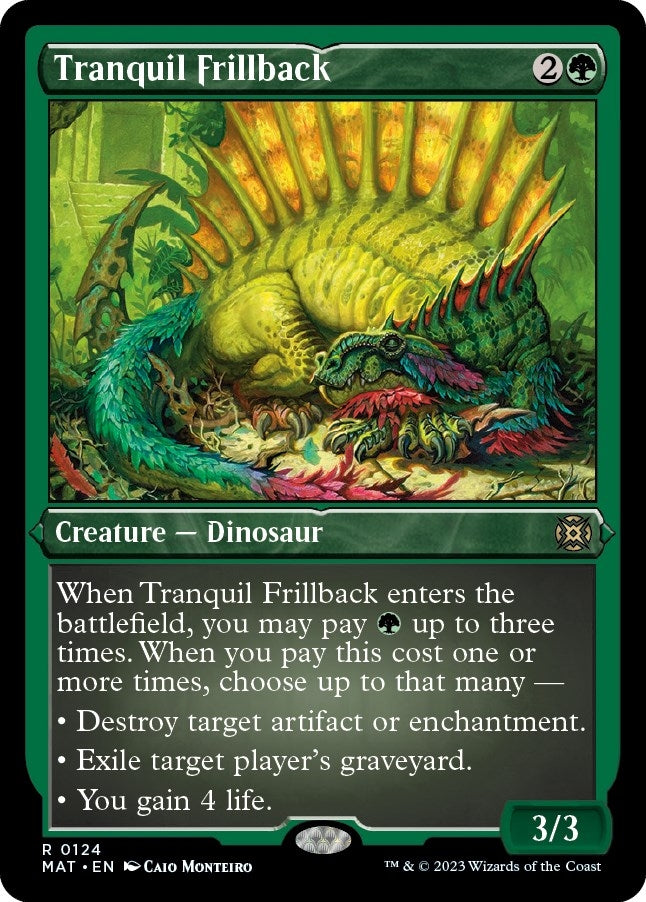 Image for Tranquil Frillback (Foil Etched) (124) - Magic: The Gathering