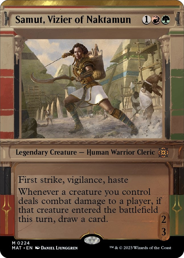 Samut, Vizier of Naktamun (Halo Foil) (224) (March of the Machine: The Aftermath)