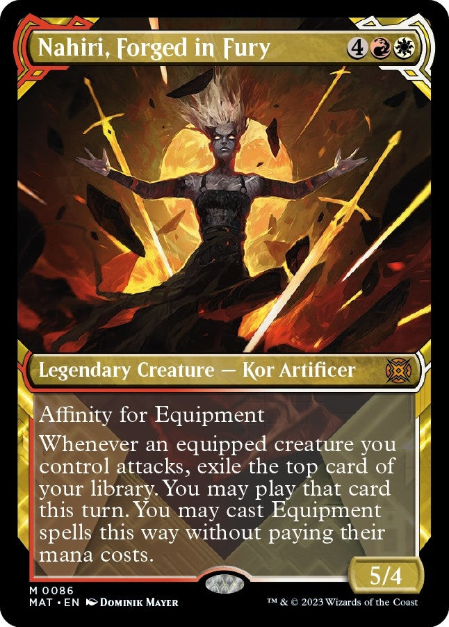 Nahiri, Forged in Fury (Showcase) (86) (March of the Machine: The Aftermath)