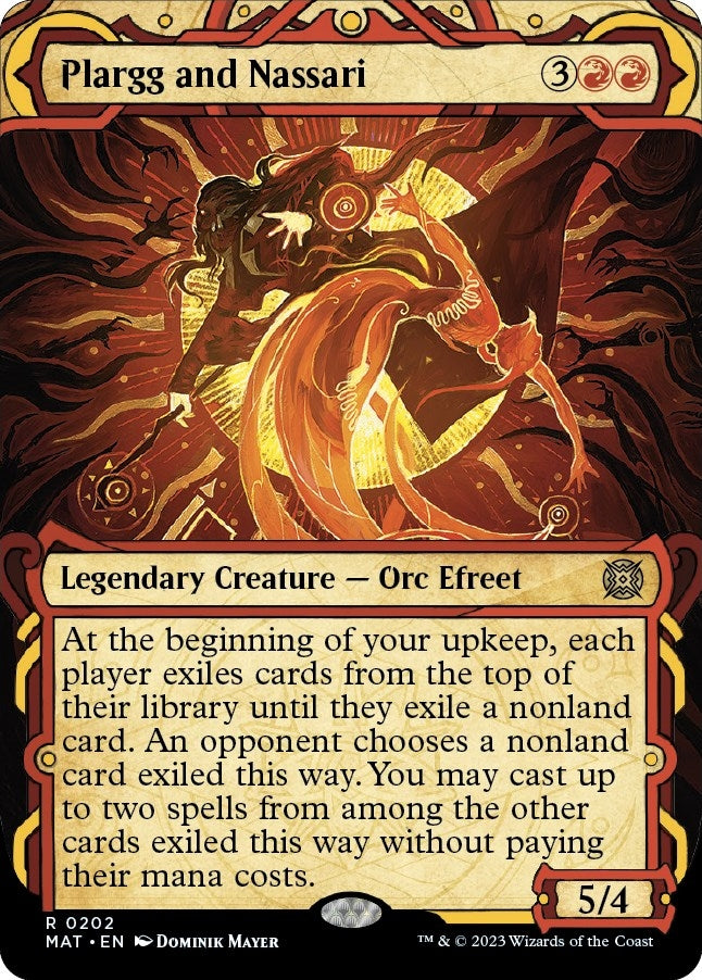 Plargg and Nassari (Halo Foil) (202) (March of the Machine: The Aftermath)