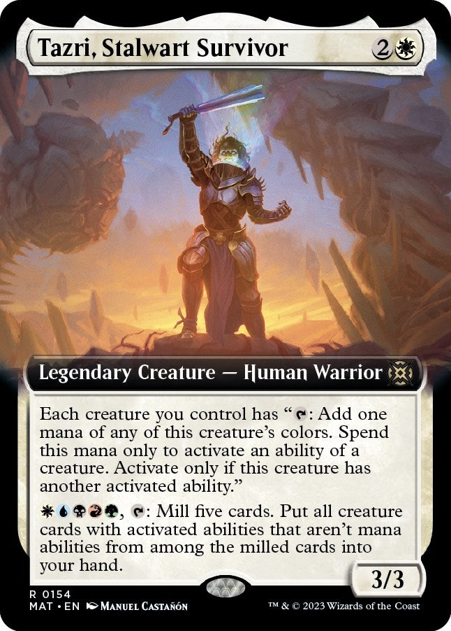 Tazri, Stalwart Survivor (Extended Art) (154) (March of the Machine: The Aftermath)
