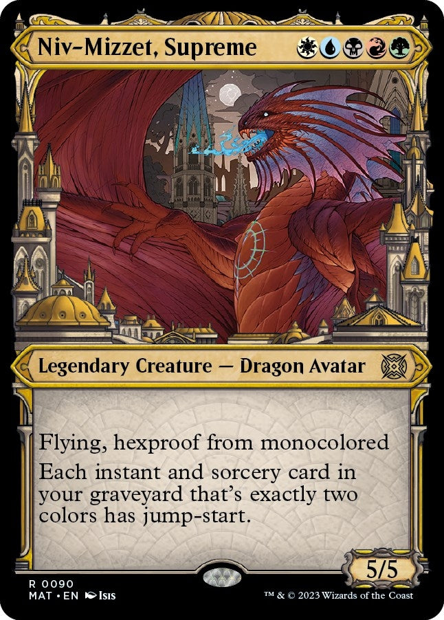 Niv-Mizzet, Supreme (Showcase) (90) (March of the Machine: The Aftermath)