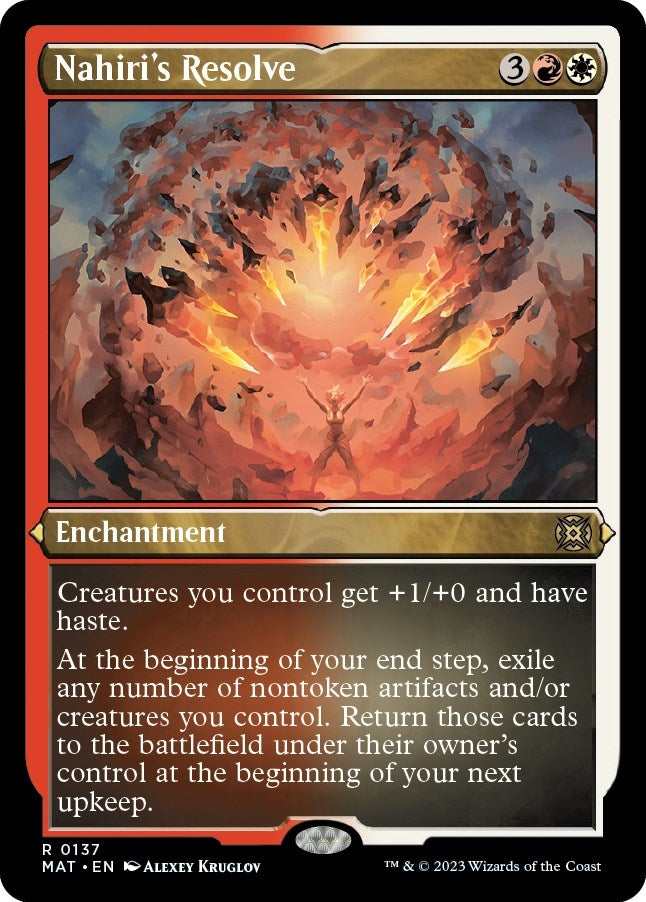 Nahiri's Resolve (Foil Etched) (137) (March of the Machine: The Aftermath)