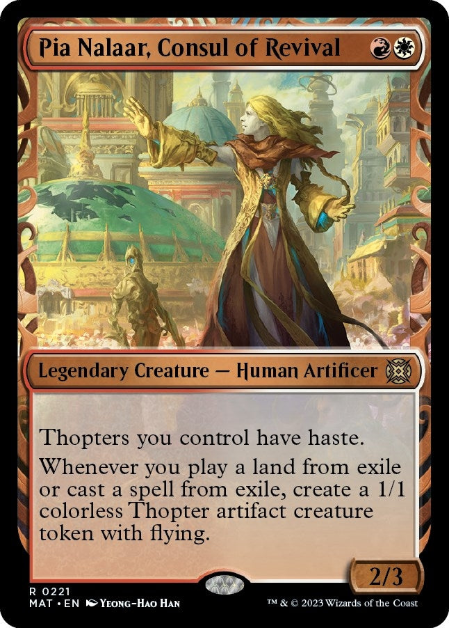 Pia Nalaar, Consul of Revival (Halo Foil) (221) (March of the Machine: The Aftermath)