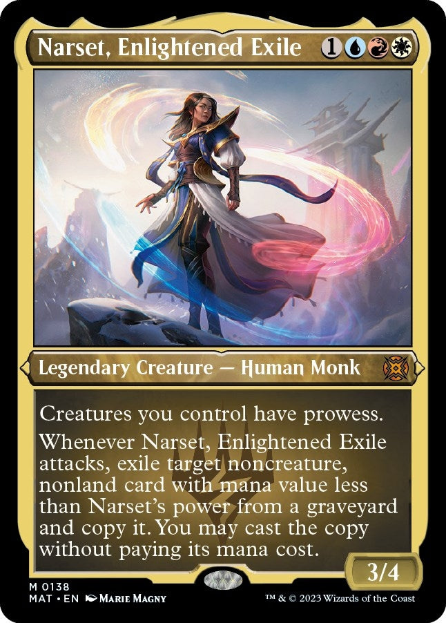 Narset, Enlightened Exile (Foil Etched) (138) (March of the Machine: The Aftermath)