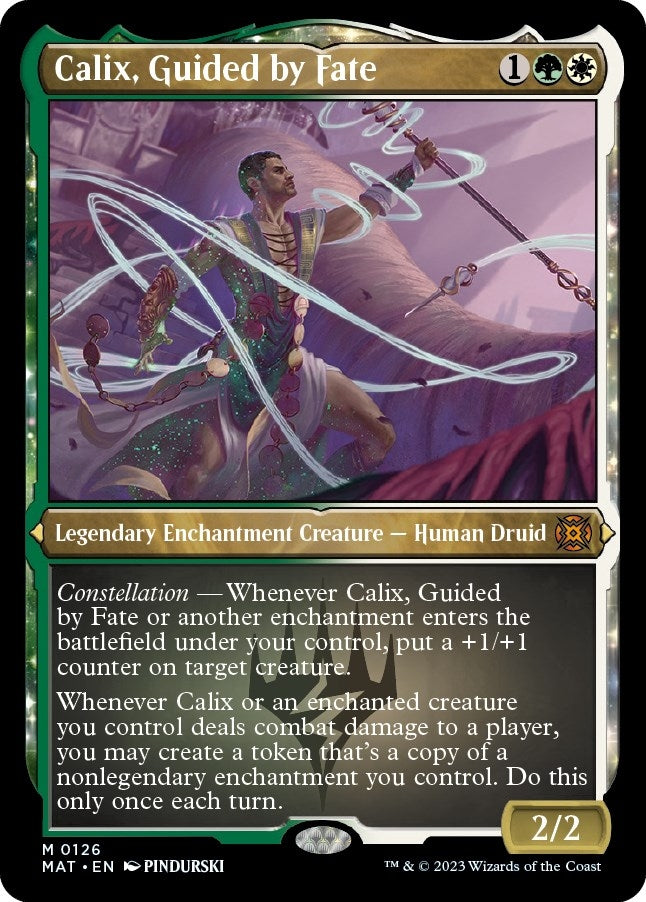 Calix, Guided by Fate (Foil Etched) (126) (March of the Machine: The Aftermath)