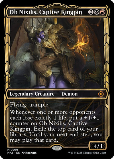 Ob Nixilis, Captive Kingpin (Showcase) (91) (March of the Machine: The Aftermath)