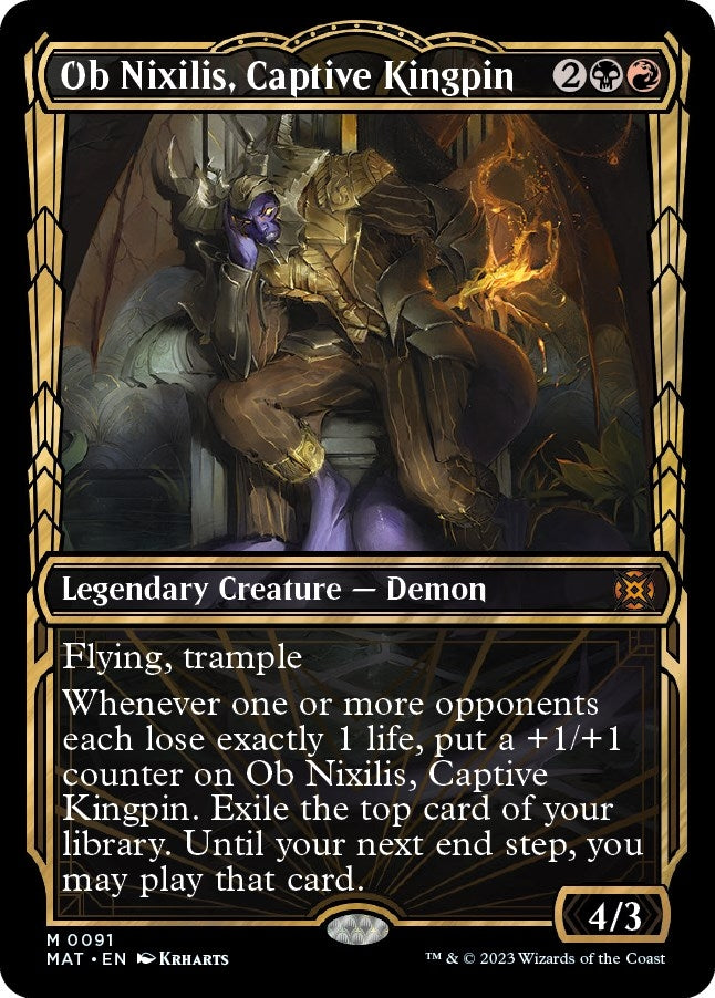 Ob Nixilis, Captive Kingpin (Showcase) (91) (March of the Machine: The Aftermath)