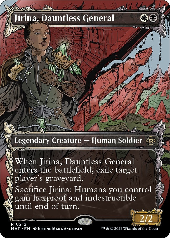 Jirina, Dauntless General (Halo Foil) (212) (March of the Machine: The Aftermath)