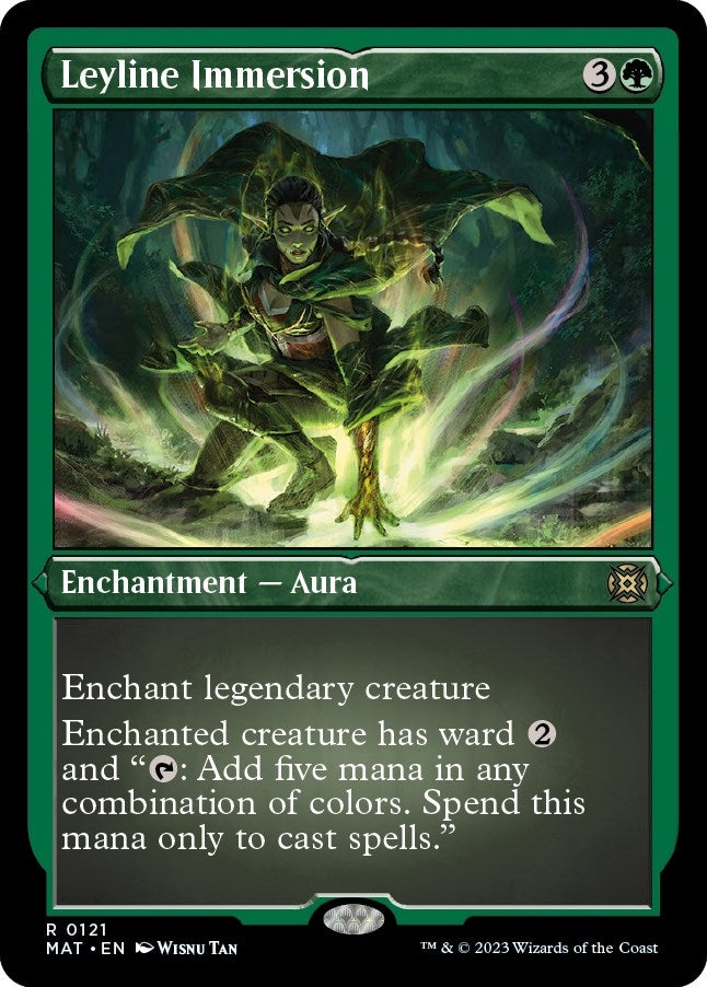 Leyline Immersion (Foil Etched) (121) (March of the Machine: The Aftermath)
