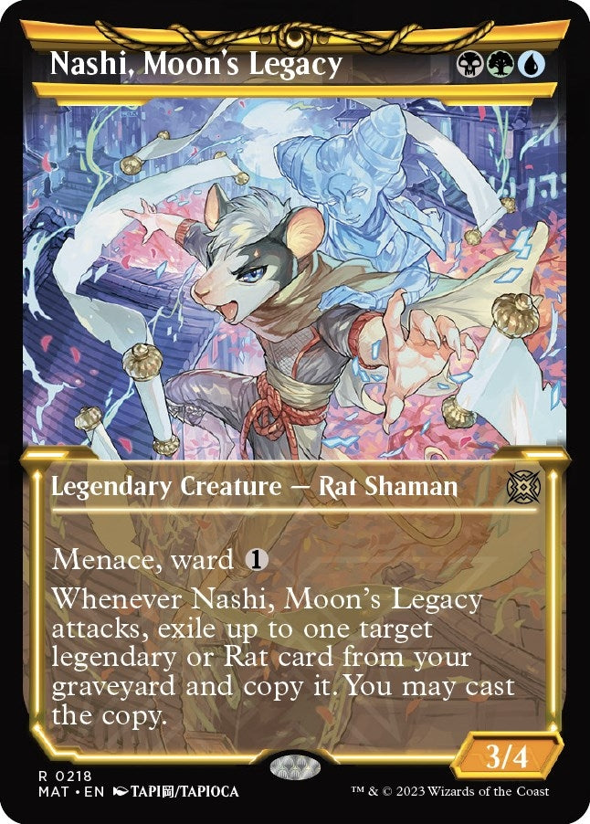 Nashi, Moon's Legacy (Halo Foil) (218) (March of the Machine: The Aftermath)